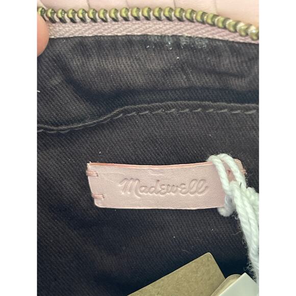 Madewell The Puff Crossbody Bag Woven Leather Edition Subtle Blossom - Picture 5 of 8